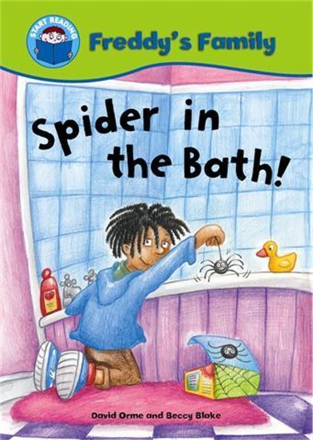 Start Reading: Freddy's Family: Spider In The Bath!