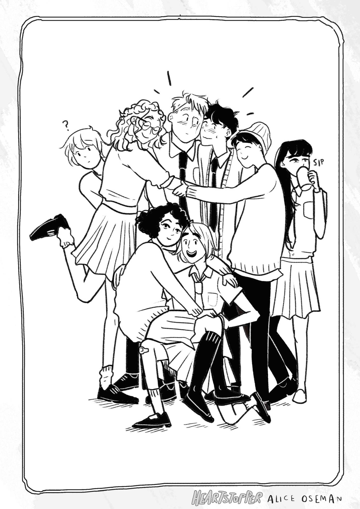 Coloring Pages Heartstopper Coloring Pages Heartstopper