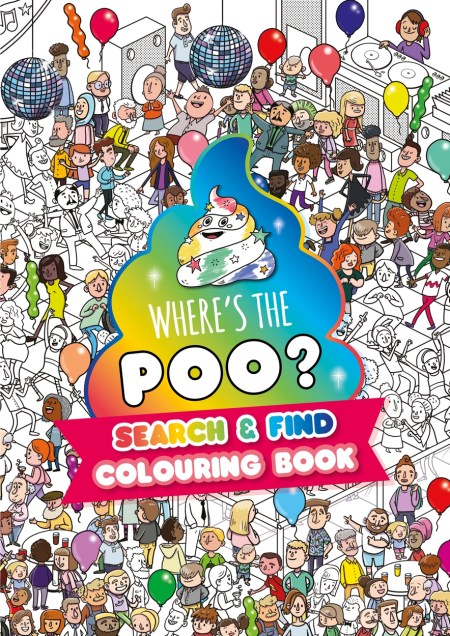 Where’s the Poo? A search and find colouring book